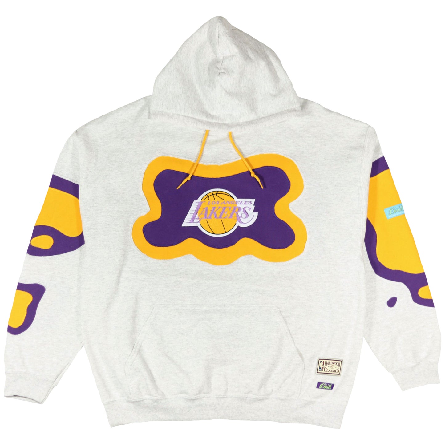 Loud Aura Los Angeles Hoodie - Ash Grey/Purple/Gold