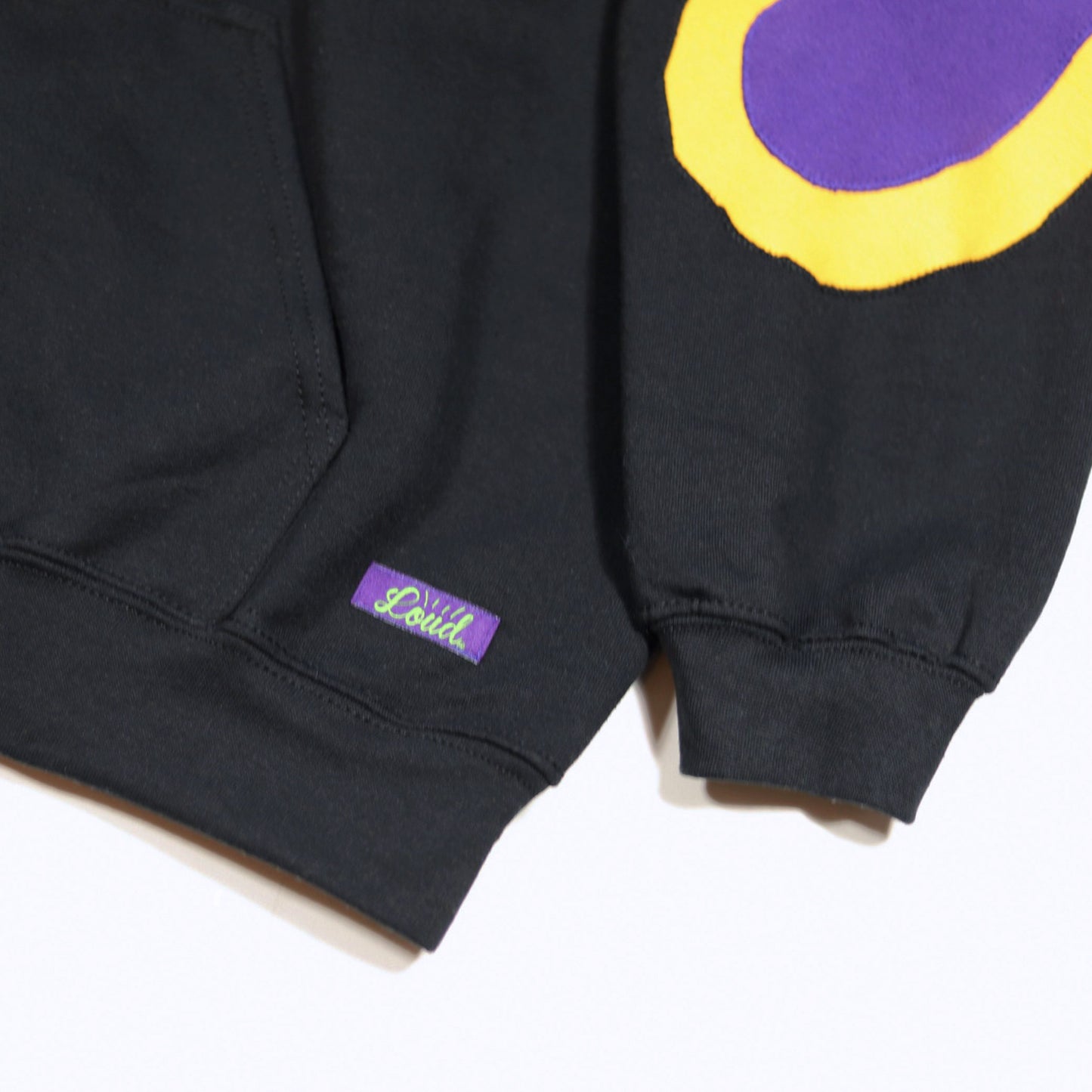 Loud Aura Los Angeles Hoodie - Black/Purple