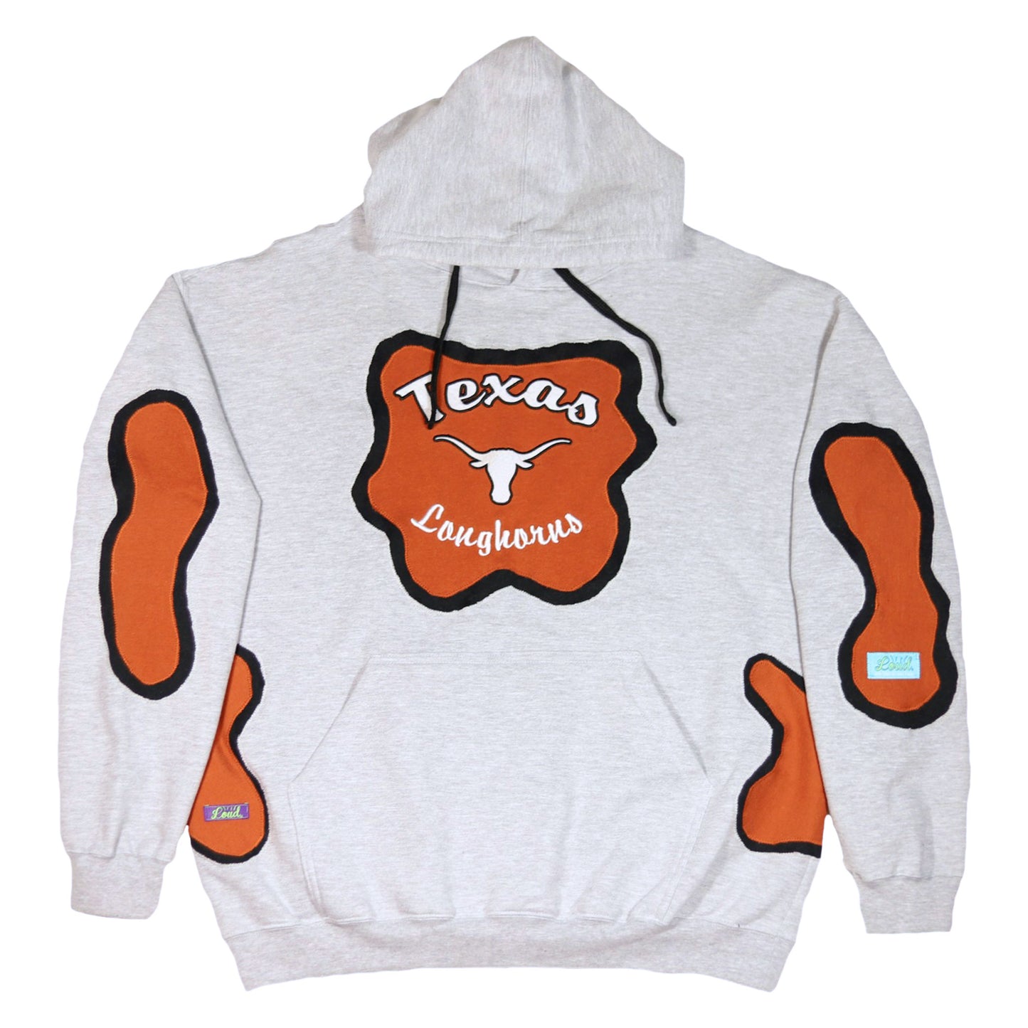 Loud Aura Austin Hoodie - Grey/Burnt Orange