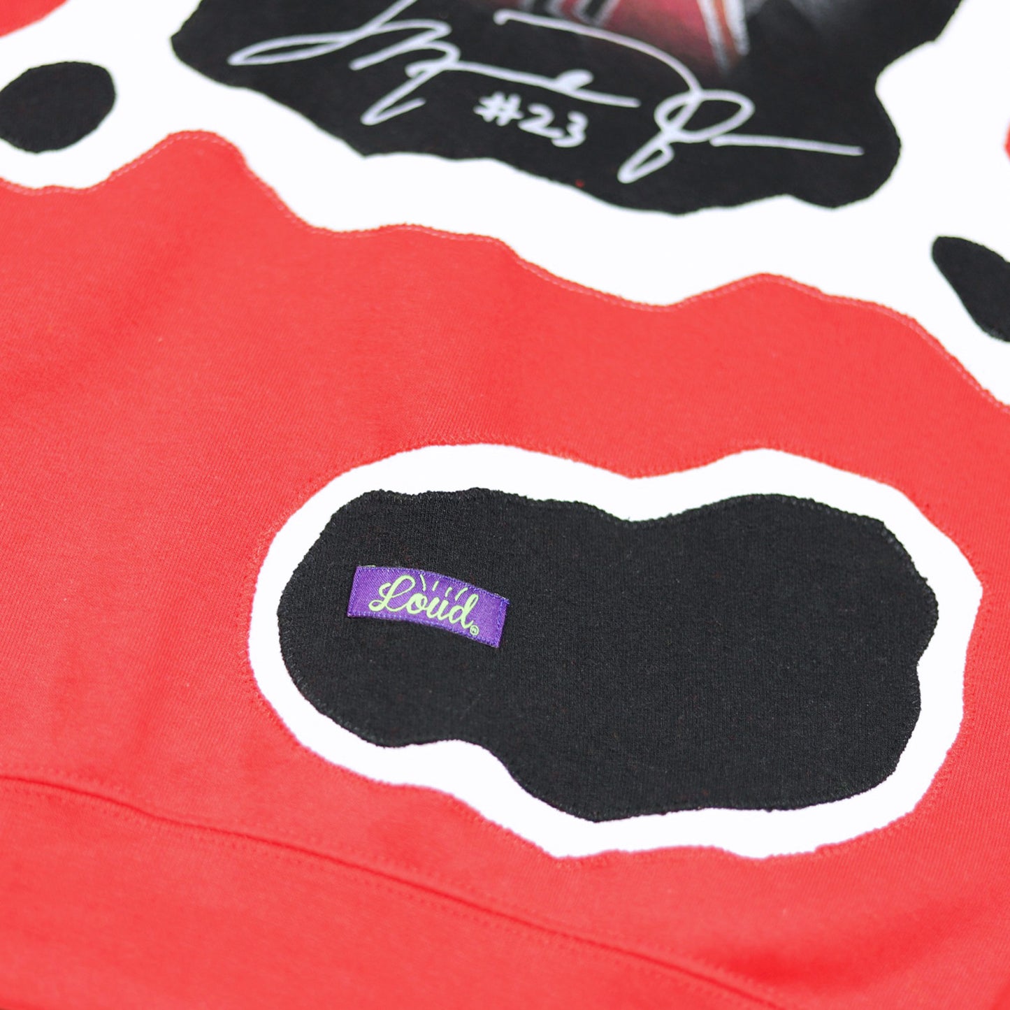 Loud Aura MJ23 Crewneck - Red/Black