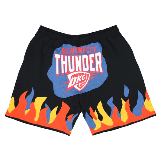 Loud Flames OKC Shorts - Black/Orange