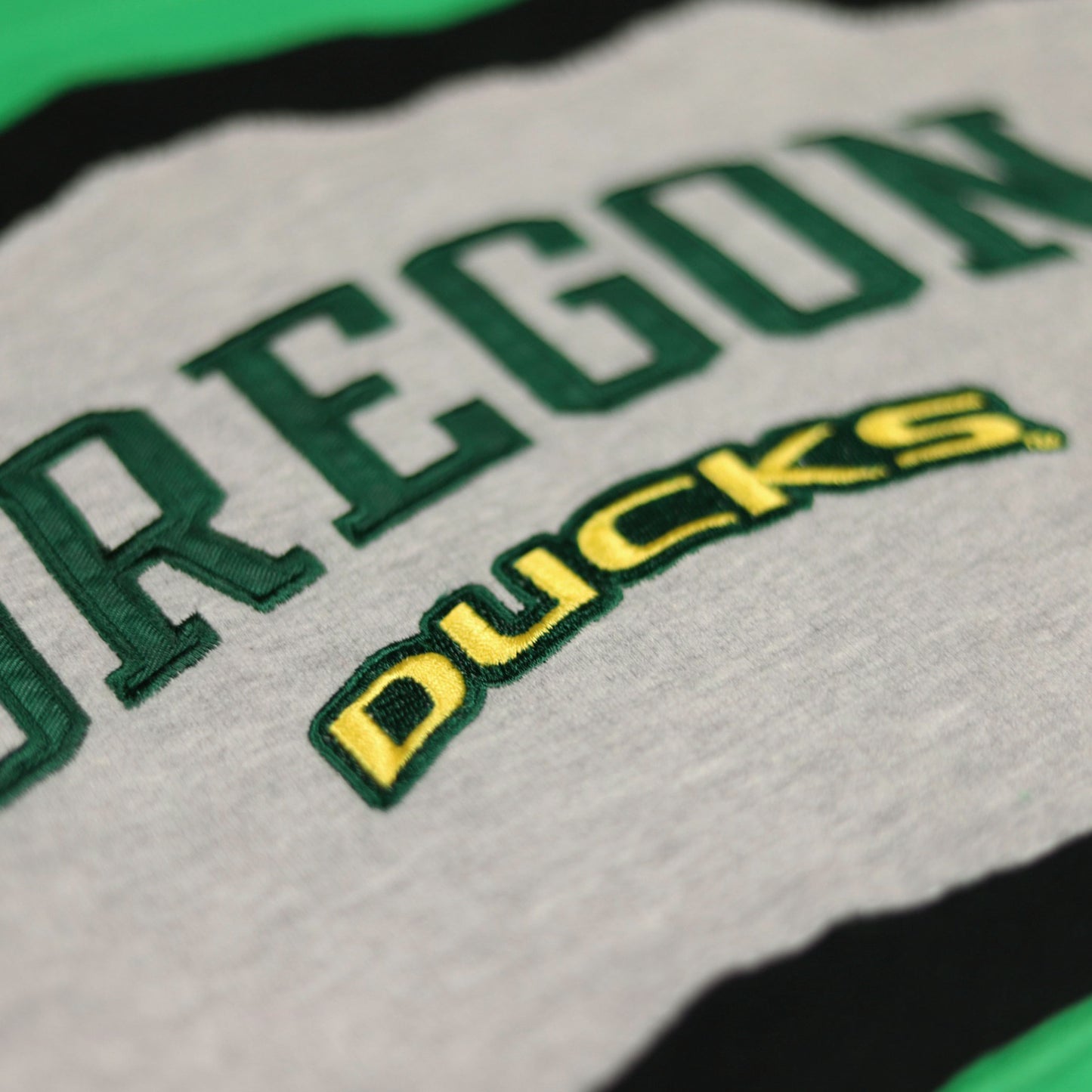 Loud Aura Eugene Crewneck - Green/Black/Yellow/Grey