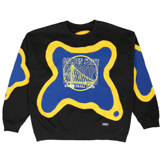 Loud Aura Bay Area Crewneck - Black/Royal/Yellow