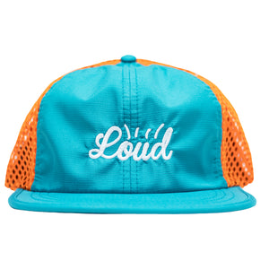 Loud Day Hat - Aqua/Orange