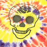 Dia de Muertos Skull Tee - Candy Swirl