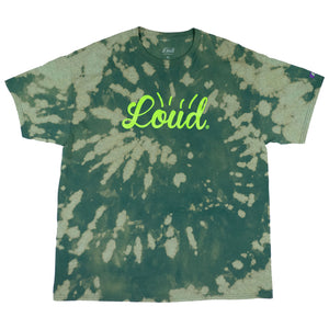 Loud Logo Tee - Pine Dye
