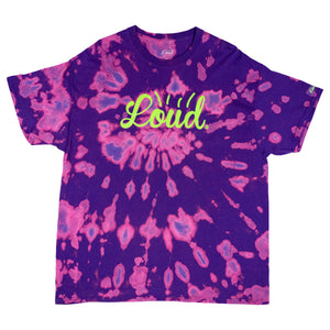 Loud Logo Tee - Grape Dye