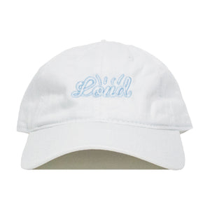 Loud Hat v.2 - White/White/Sky