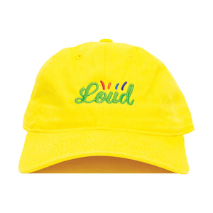 Loud Hat v.2 - Yellow/Rainbow