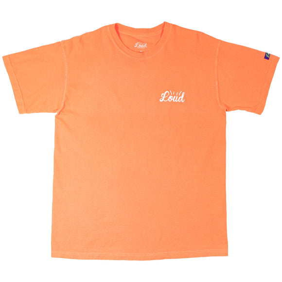 Loud Mini Logo Tee - Vintage Salmon