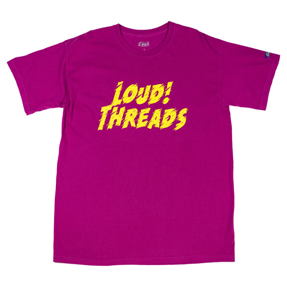 Loud! Logo Tee - Vintage Plum