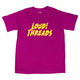 Loud! Logo Tee - Vintage Plum