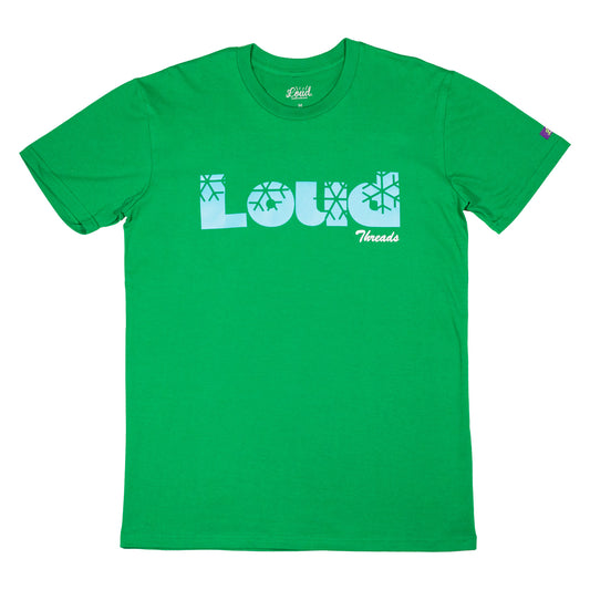 Snowflake Tee - True Green