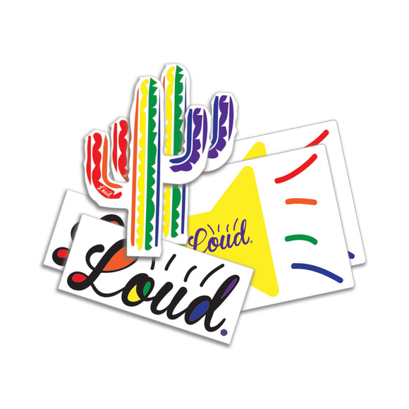 Loud Colors Assorted Sticker Pack