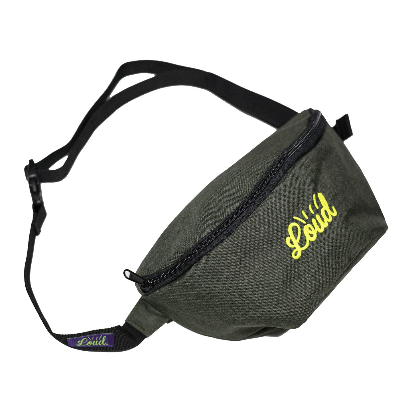 Loud Logo Waist Bag - Olive