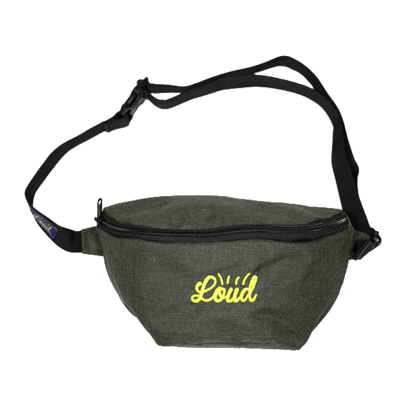 Loud Logo Waist Bag - Olive