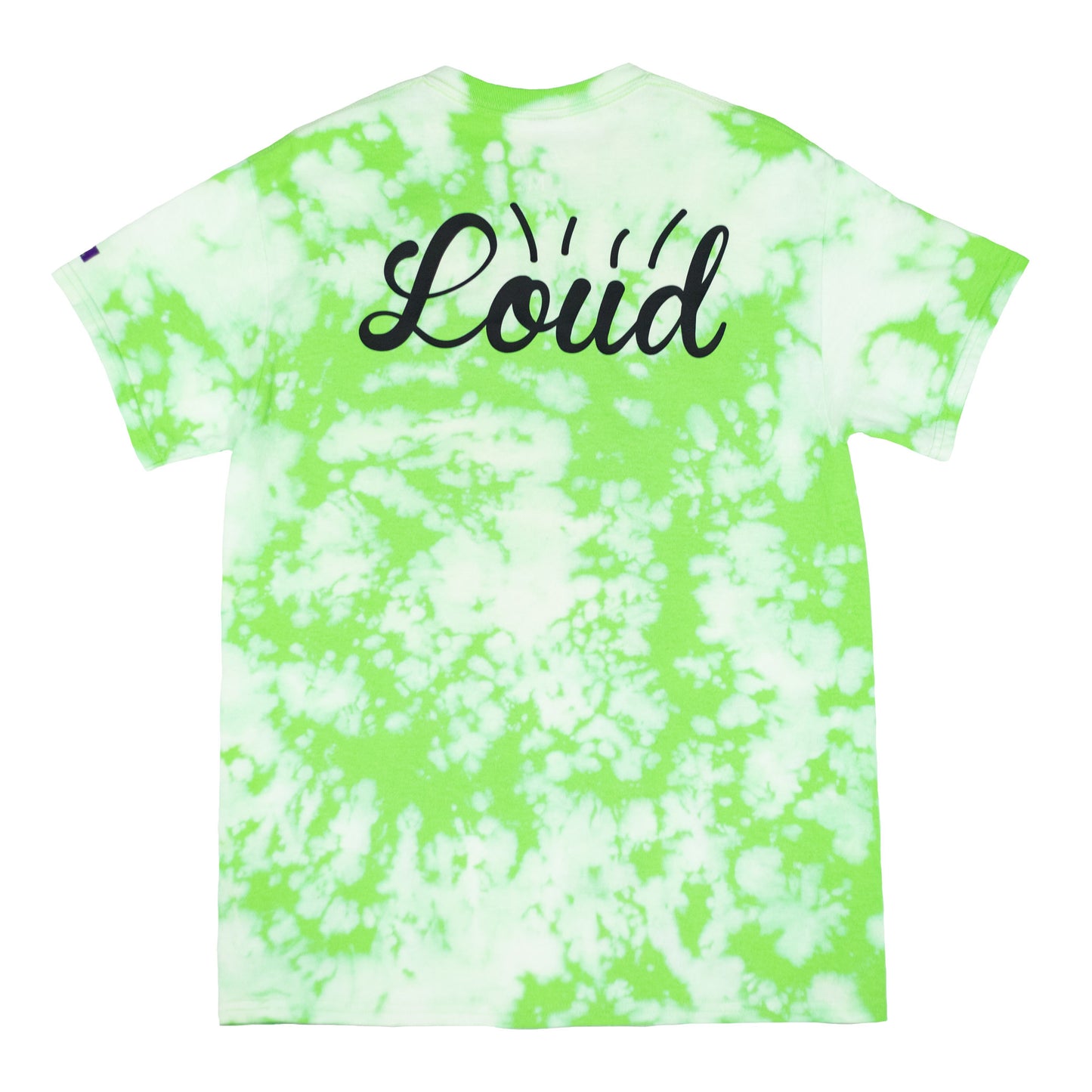 Loud! Mini Logo Tee - Lime Splash