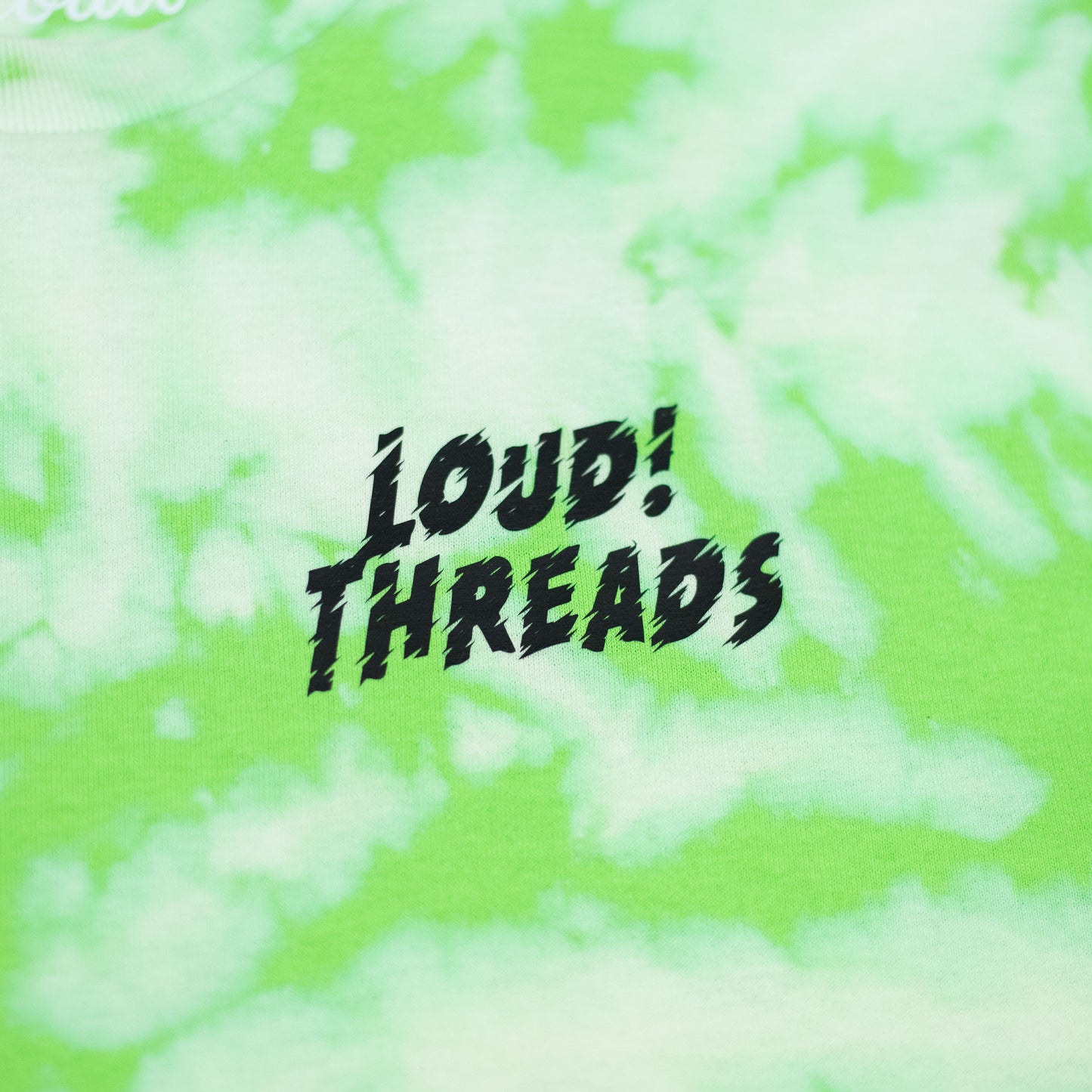 Loud! Mini Logo Tee - Lime Splash