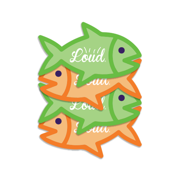 Loud Fish Sticker Pack